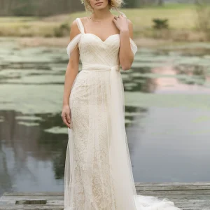 LILLIAN WEST 6455 Size 8 Ivory
