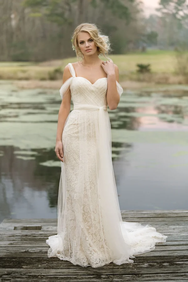 LILLIAN WEST 6455 Size 8 Ivory