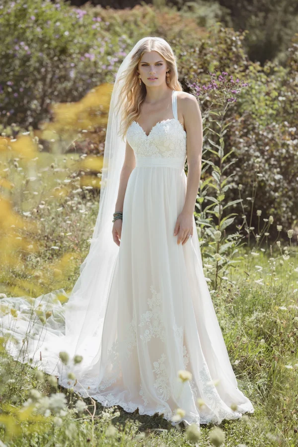 LILLIAN WEST 6481 Size 12 Lt Almond/Ivory