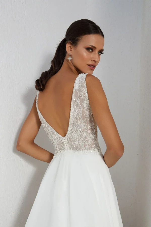 JUSTIN ALEXANDER 88003 Size 10 Ivory/Nude - Image 2