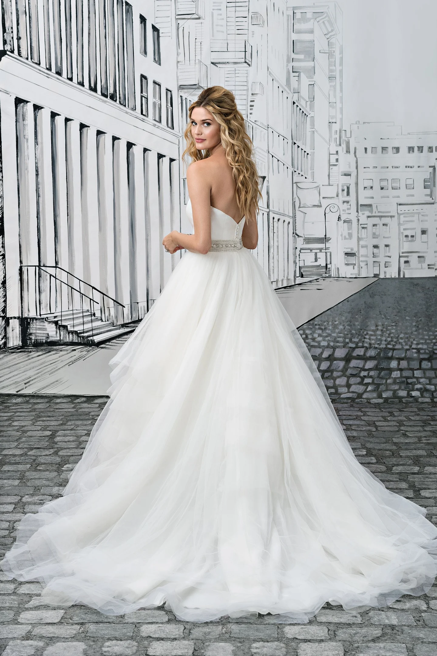 JUSTIN ALEXANDER 8779 Size 6 Natural/Silver - Image 2