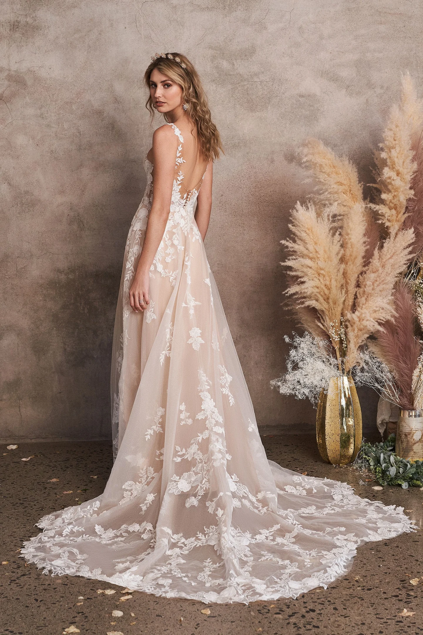 LILLIAN WEST 66222 Size 16 Sand/Ivory/Nude - Image 2