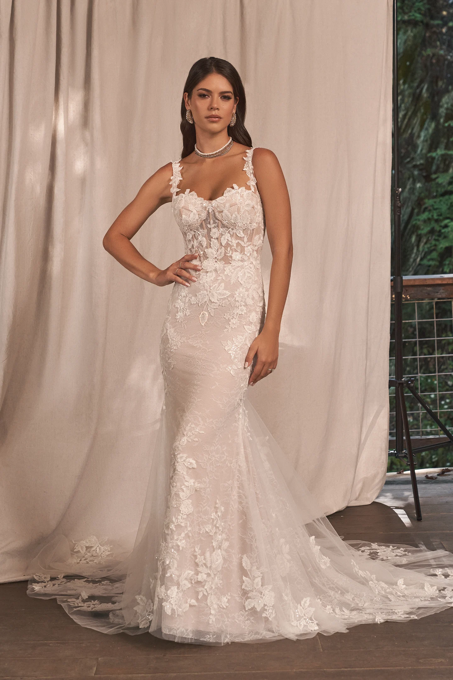LILLIAN WEST 66292 Size 6 Nude/Ivory/Latte - Image 3